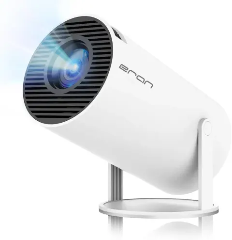 Mini Projector, 4K 1080P Support, 180° Rotatable