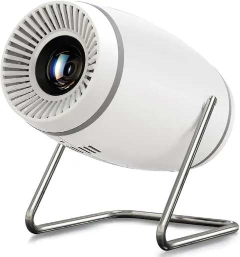 Mini Projector, 4K 1080P Support, 180° Rotatable