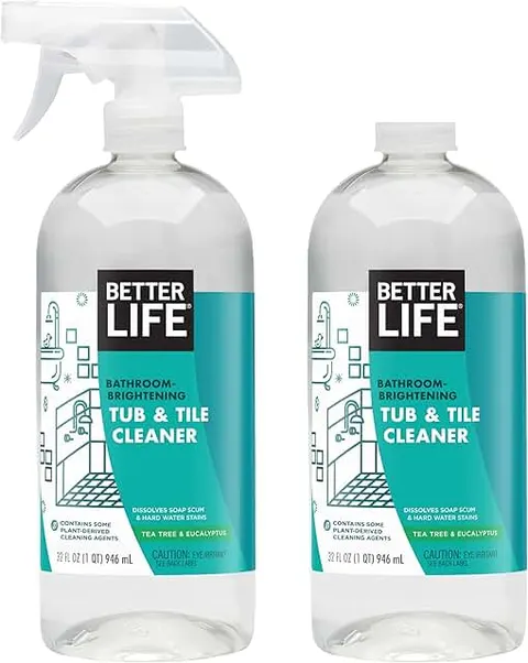 Bathroom Cleaner - Tea Tree Bathtub & Shower Cleaner Spray for Glass and Tile