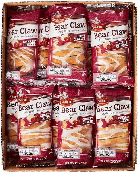 Cloverhill Bakery Cherry and Cheese Danish, 12 Count
