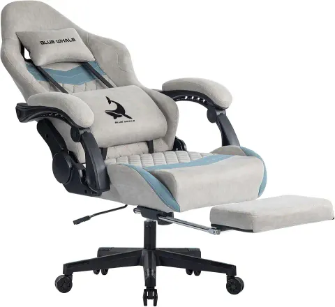 Ergonomic Computer Chair with Pocket Spring Cushion, Black