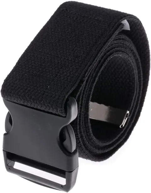 COW&COW Transfer and Gait Belt with Metal Buckle - Beige with Stripes, 60"