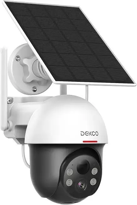 2K Outdoor Security Cameras, Wired WiFi, 2 Pack | Color night vision, 24/7 recording, 2.4GHz