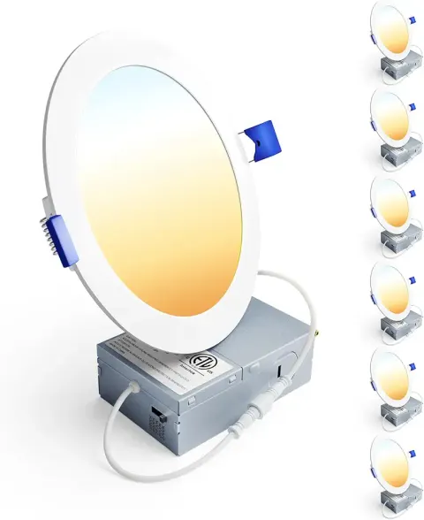 16 Pack 6 Inch LED Recessed Light