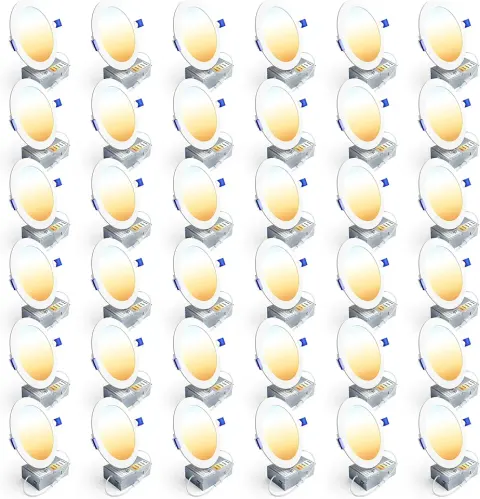 16 Pack 6 Inch LED Recessed Light