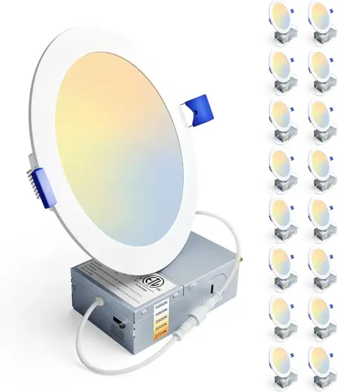 16 Pack 6 Inch LED Recessed Light
