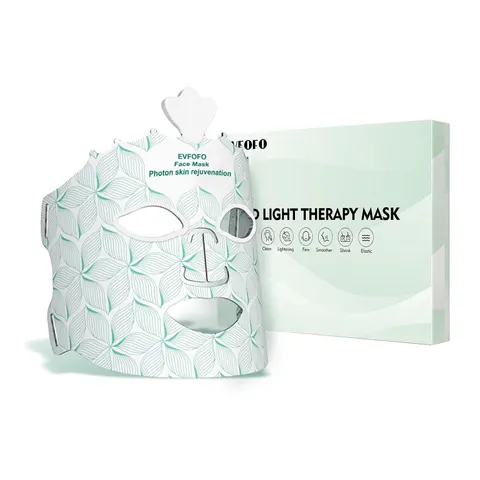 Red Light Photon Facial Mask, Wireless Rechargeable, White