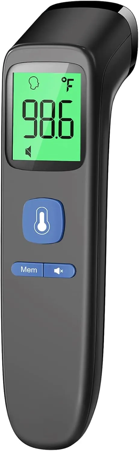 Forehead Thermometer for Adults and Kids, FSA HSA Eligible, Digital Baby Thermometer with Fever Alarm, Fast Accurate Results, Home Medical & Nurse Essentials