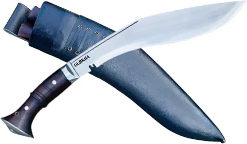 Black Kukri Knife