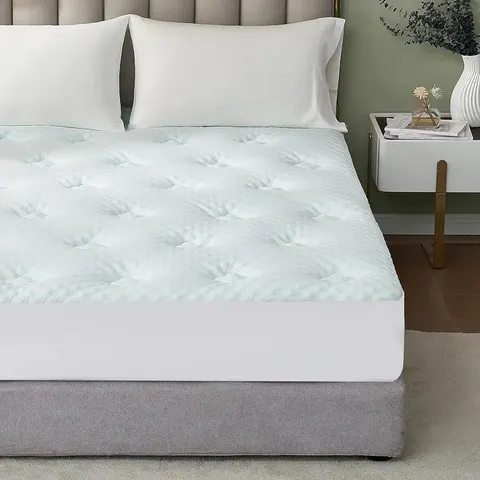 Hansleep Memory Foam Mattress Pad Topper, Queen