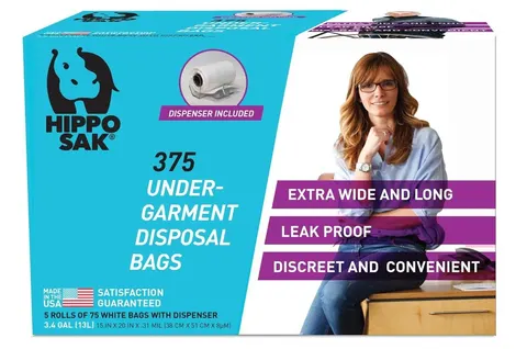 Hippo Sak Plant-Based Tall Kitchen Bags