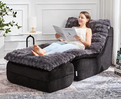 Hobestluk 3 in 1 Bean Bag Chair, Giant Convertible Bean Bag