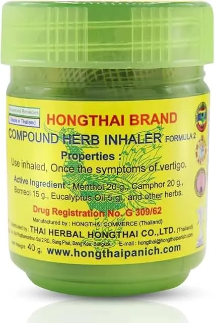 Traditional Thai Herbal Inhaler – Pack of 3