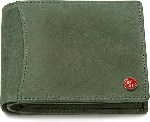 Hornbull Slim Leather Bifold Wallet for Men, RFID Blocking