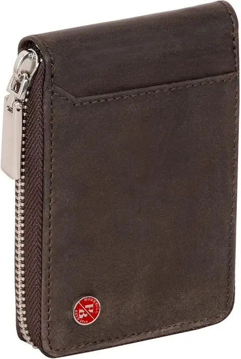 Hornbull Slim Leather Bifold Wallet for Men, RFID Blocking