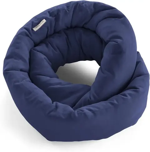 Huzi Kids Infinity Travel Neck Pillow, Navy