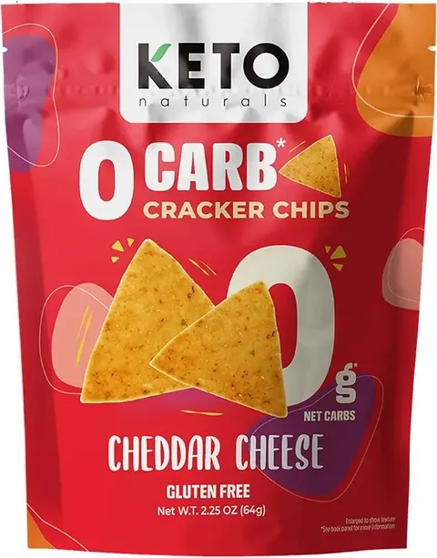 Keto Naturals Zero Carb Keto Crackers, Sea Salt
