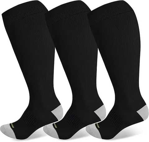 Viscose for Bamboo Compression Socks for Women&Men 20-30 mmHg