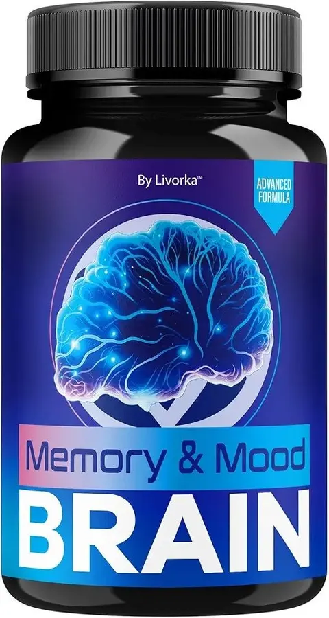 Livorka Brain Health Supplement, Advanced Formula, 60 Capsules