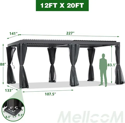 Mellcom Premium Hardtop Gazebo