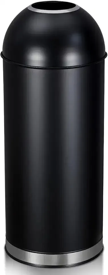 Merxeng 65L/17 Gallon Heavy Duty Stainless Steel Tall Trash Can