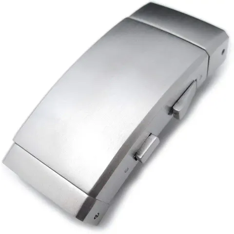 MILTAT 22mm Stainless Steel Watch Band, Super Boyer Straight End Bracelet, Brushed