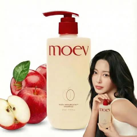 MOEV Korean Apple Hair Care Shampoo, 17.75 fl oz