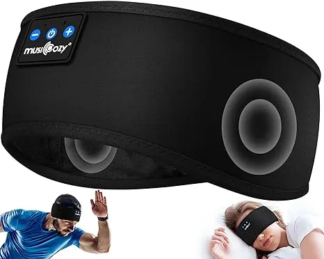 MUSICOZY 3D Bluetooth Sleep Mask with Headphones