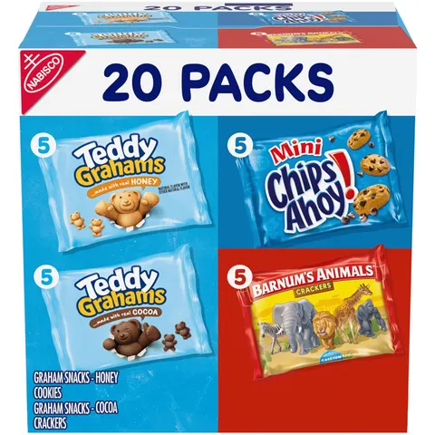 OREO Original, OREO Golden, CHIPS AHOY! & Nutter Butter Cookie Snacks Variety Pack