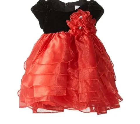 Nannette Little Girls' Zebra Print Dress