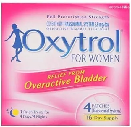 Oxytrol for Women Overactive Bladder Transdermal Patch, 8 Count