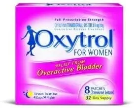 Oxytrol for Women Overactive Bladder Transdermal Patch, 8 Count