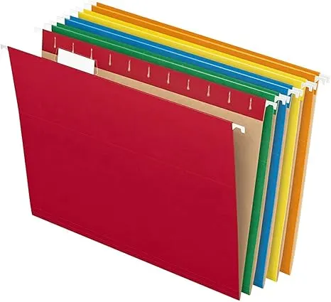 Pendaflex File Folders, Letter Size, 8-1/2" x 11", Classic Manila, 1/3-Cut Tabs in Left, Right, Center Positions, 100 Per Box