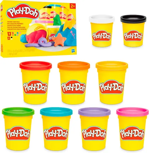 Play-Doh Bulk Pack of 48 Cans, 6 Sets of 8 Colors, 3 oz