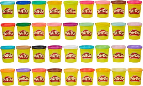 Play-Doh Bulk Pack of 48 Cans, 6 Sets of 8 Colors, 3 oz