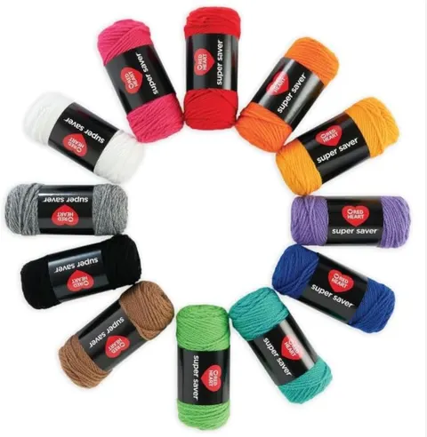 Red Heart Super Saver Black Yarn