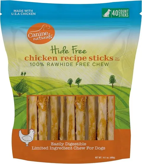 Rewardables Chicken Coated Beef Cheek Rolls for Dogs, Medium, 5 Pack