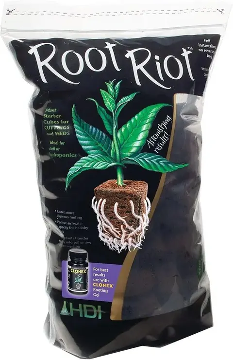 Root Riot Sphagnum Peat Moss Plant Starter Cubes, 50 Cubes