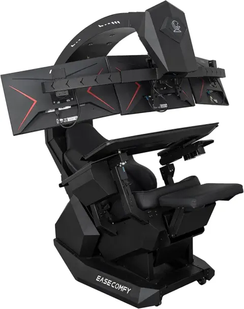 IW 320 Racing Gaming Chair with Massage, 3-5 Monitors