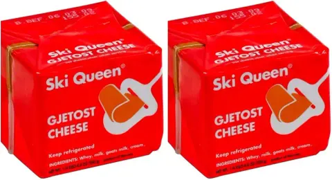 Ski Queen Gjetost Original Goat Cheese 8.8 ounces 4 pack