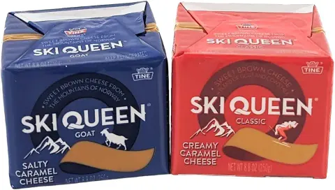 Ski Queen Gjetost Original Goat Cheese 8.8 ounces 4 pack