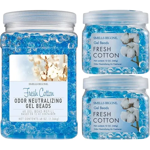 SMELLS BEGONE Air Freshener Odor Absorber Gel - 15 oz, Pack of 2