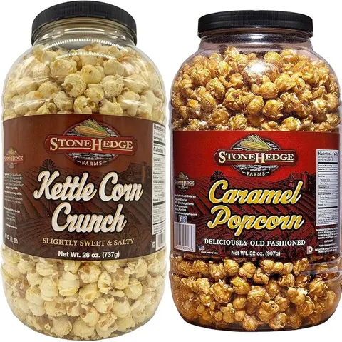 Stonehedge Farms Gourmet Toffee Popcorn Macadamia Clusters