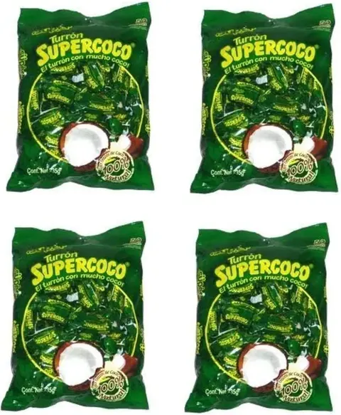 Supercoco All Natural Coconut Candy, 100 Units