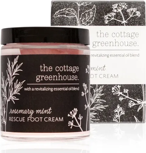 The Cottage Greenhouse Rosemary Mint Foot Cream, 6 oz