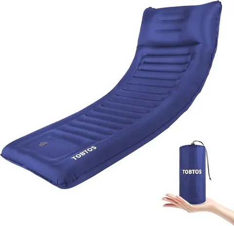 TOBTOS Portable High Back Camping Chair, Supports 440 lbs