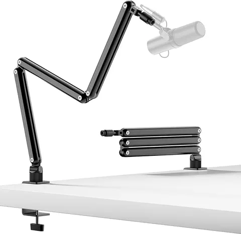 TODI Mic Arm, Microphone Arm Rotatable for Light Mics