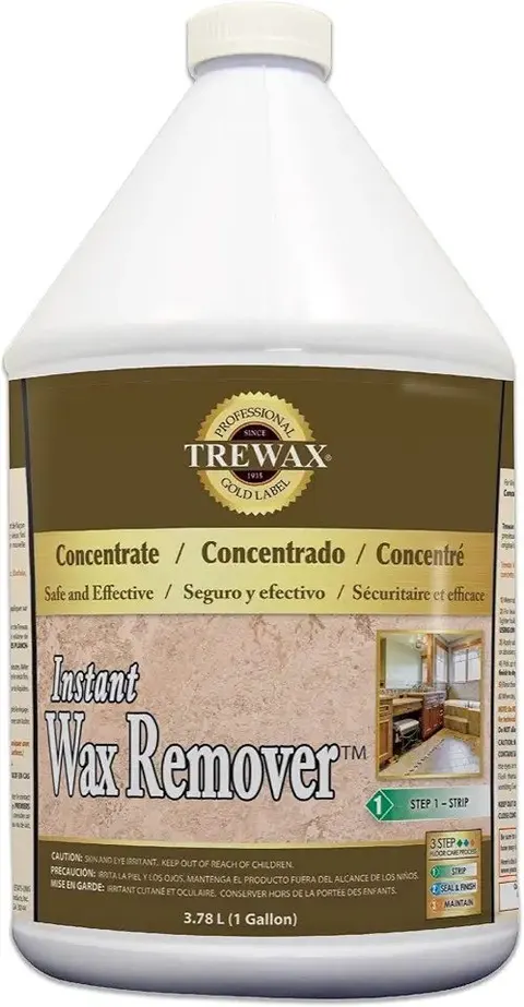 Trewax Clear Paste Wax, 12.35 oz, Pack of 2