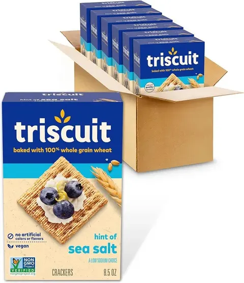 Triscuit Reduced Fat Whole Grain Wheat Crackers, 11.5 oz Family Size