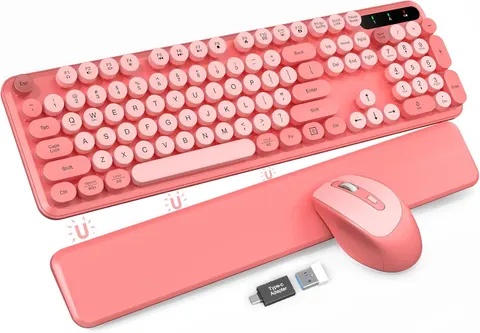 Full-Size Quiet Keyboard and Mouse Combo